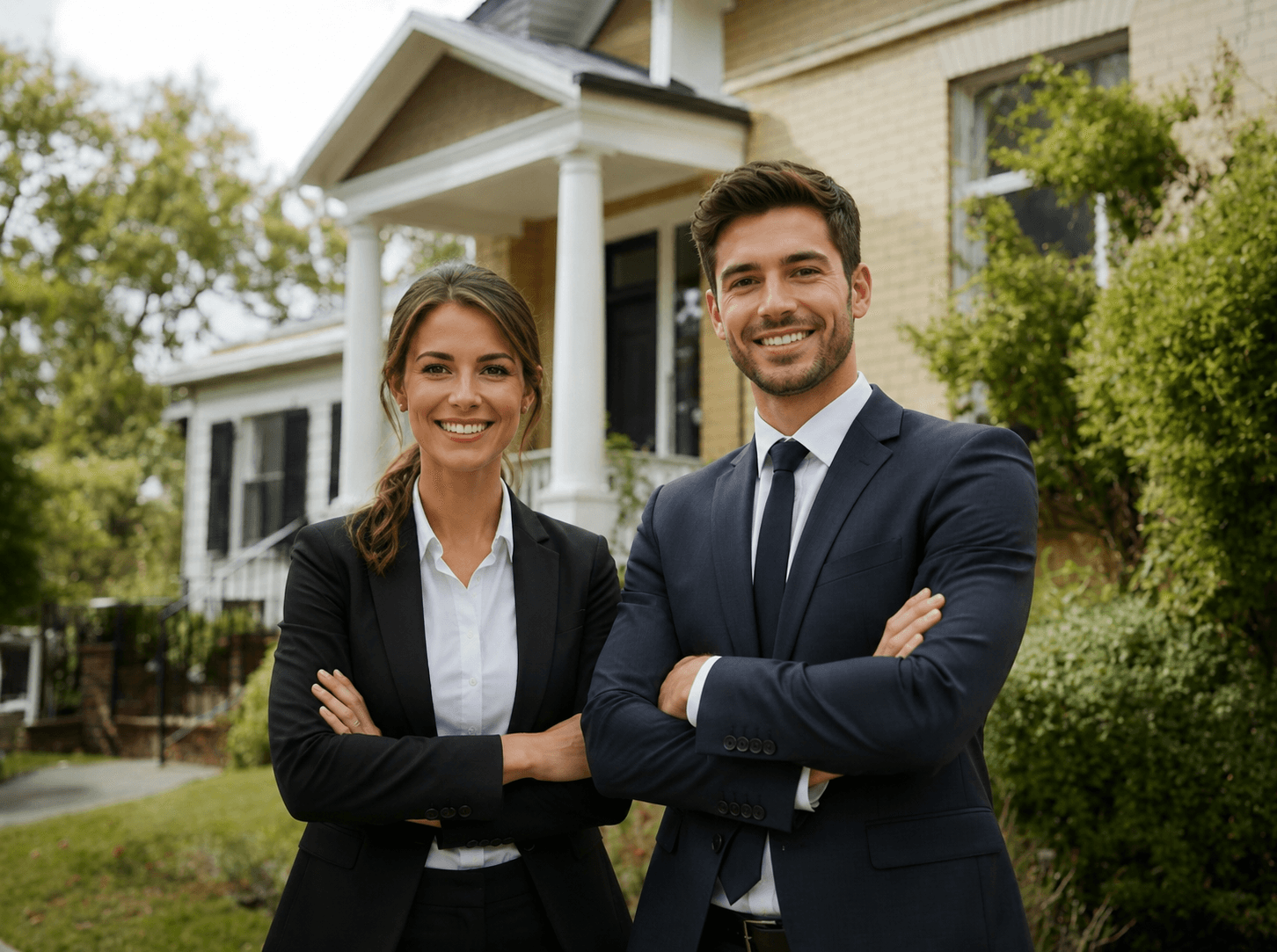 S&R Estate Agents consulting with clients