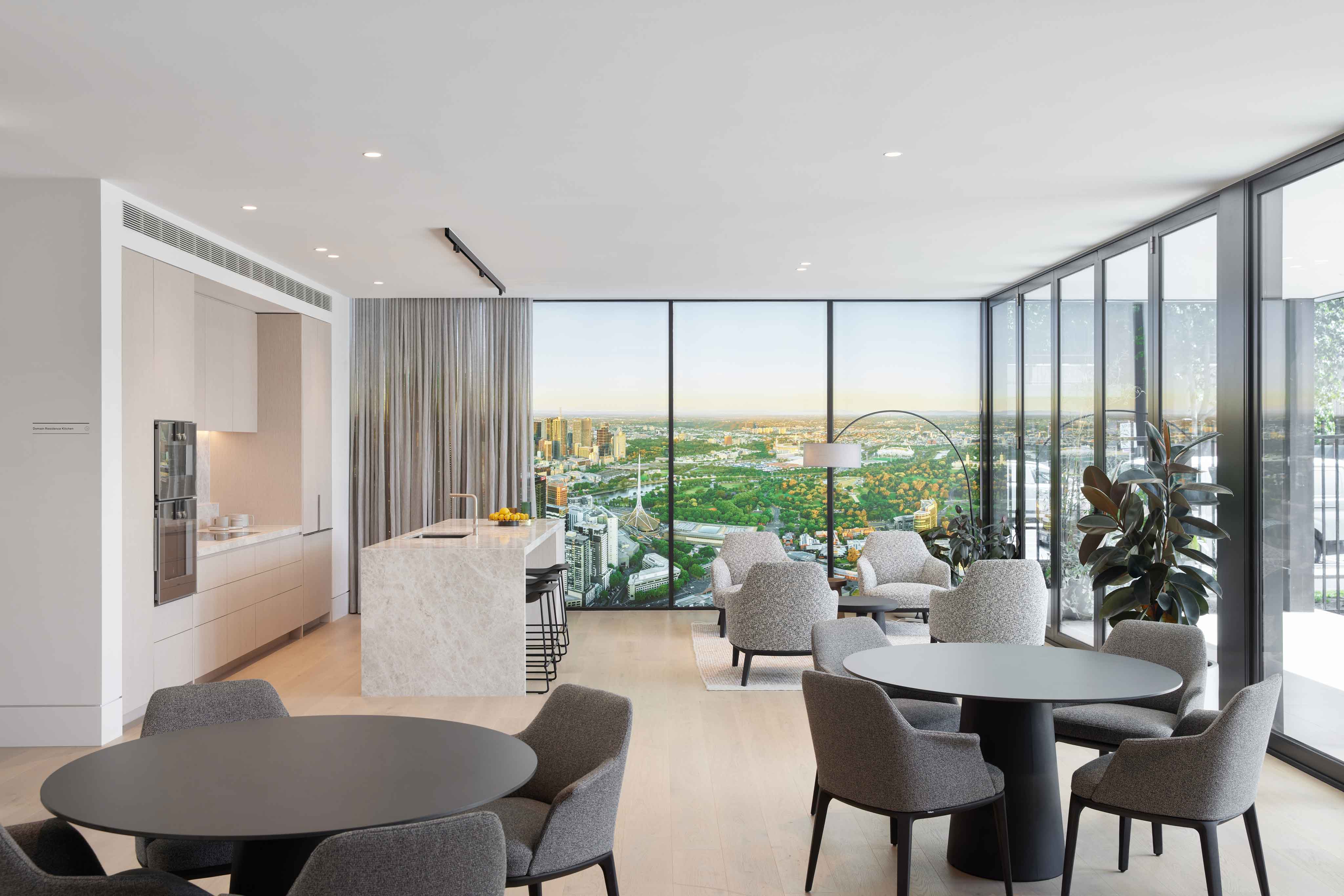 BLVD open-plan residence overlooking Melbourne
